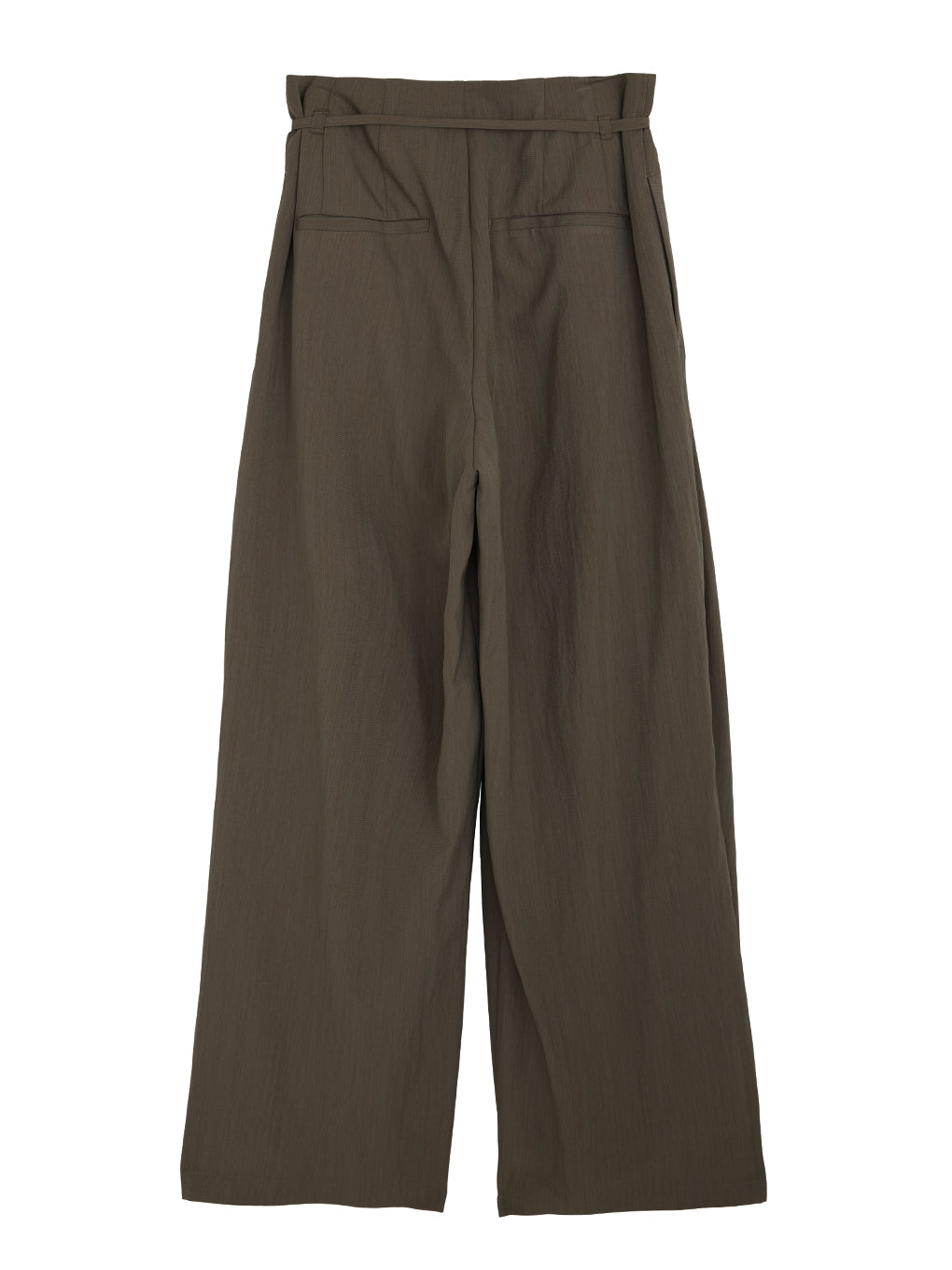 MEDI MULTI TUCK NARROW BELT PANTS
