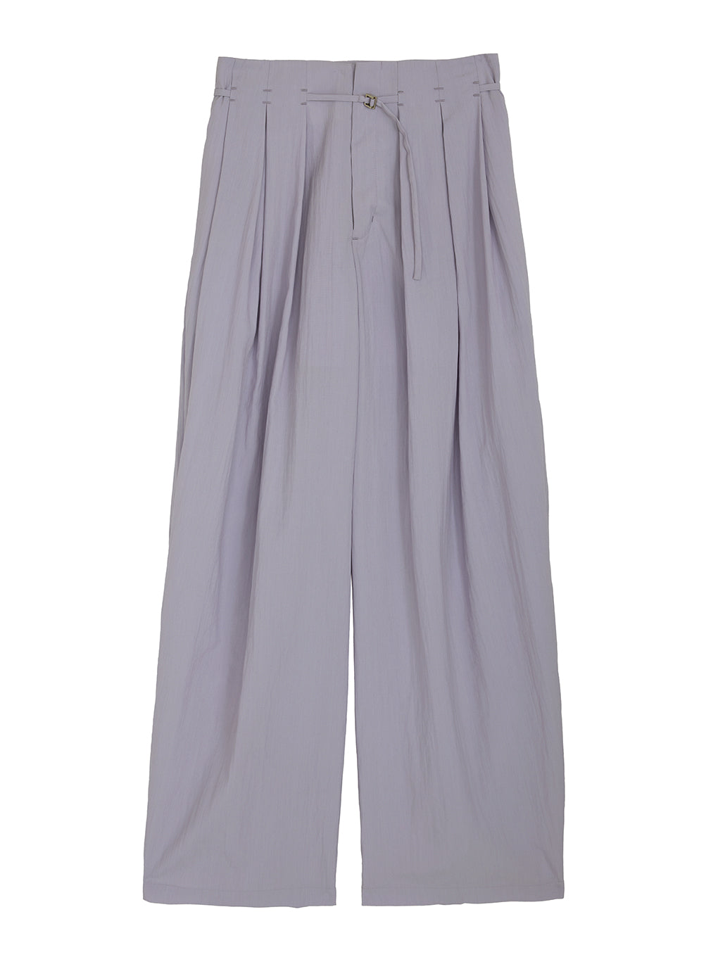 MEDI MULTI TUCK NARROW BELT PANTS