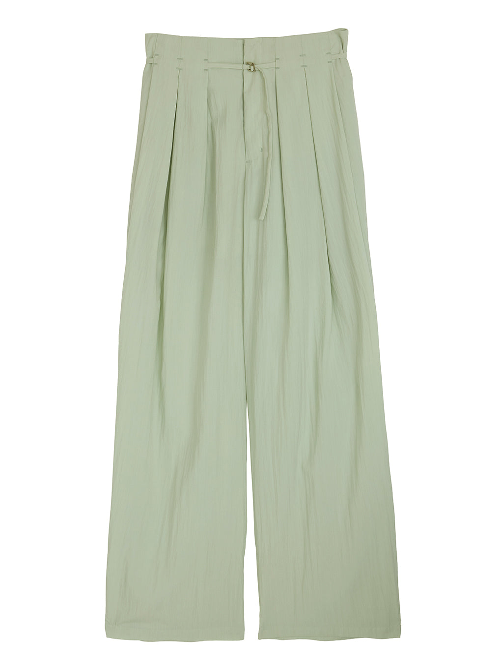 MEDI MULTI TUCK NARROW BELT PANTS