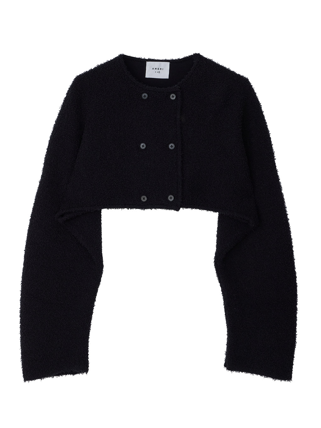 LOOP SHAGGY SHORT KNIT JACKET