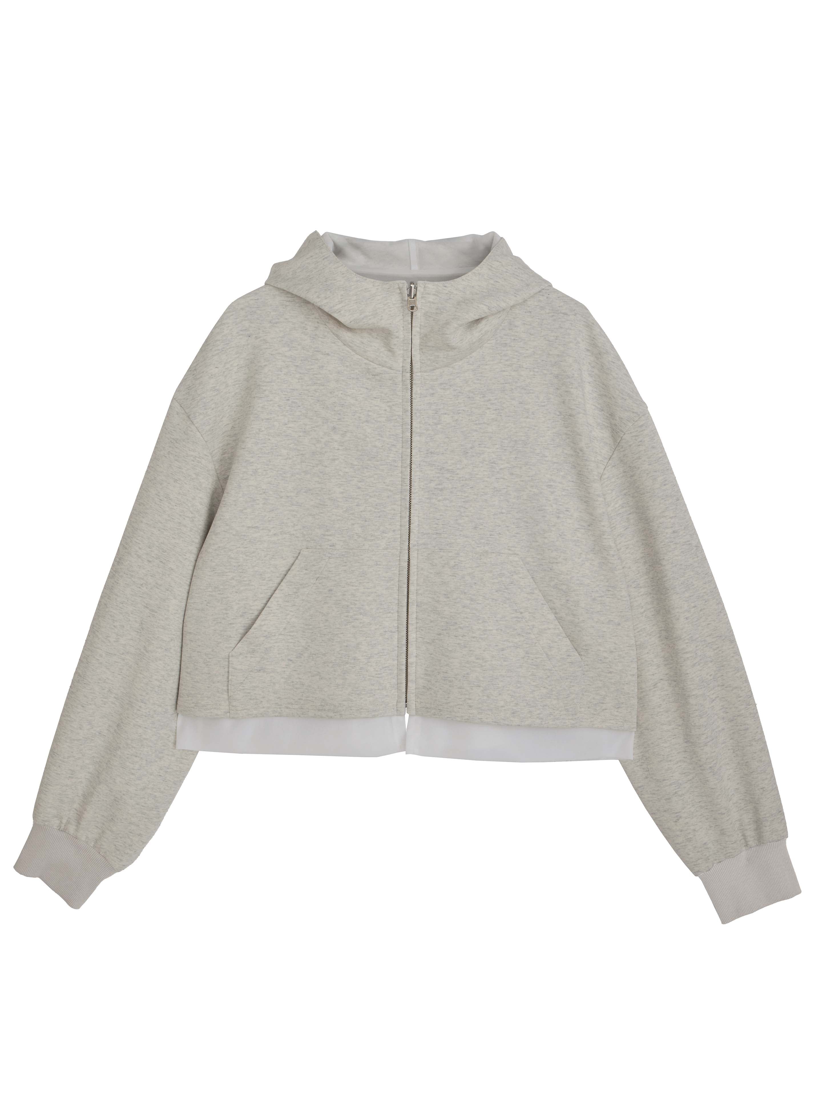 NUDE SHEER REVERSIBLE HOODIE