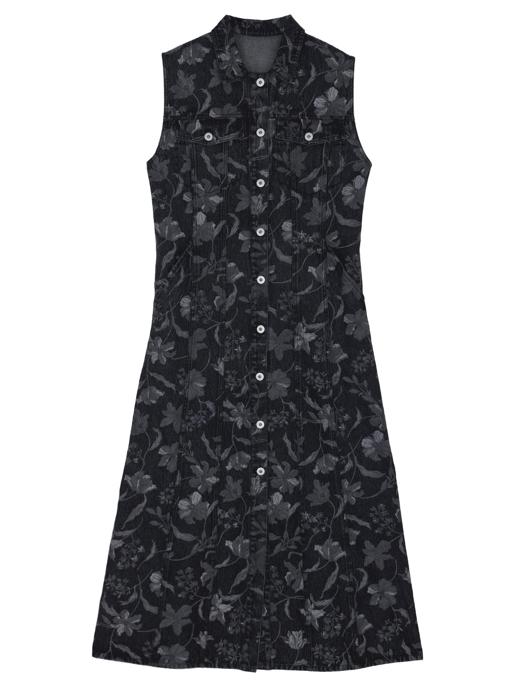 FIORE PRINT DENIM DRESS