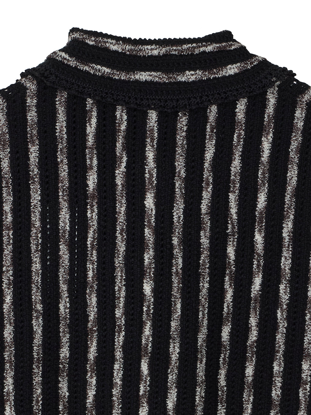 HAND STITCH STRIPE KNIT TOP