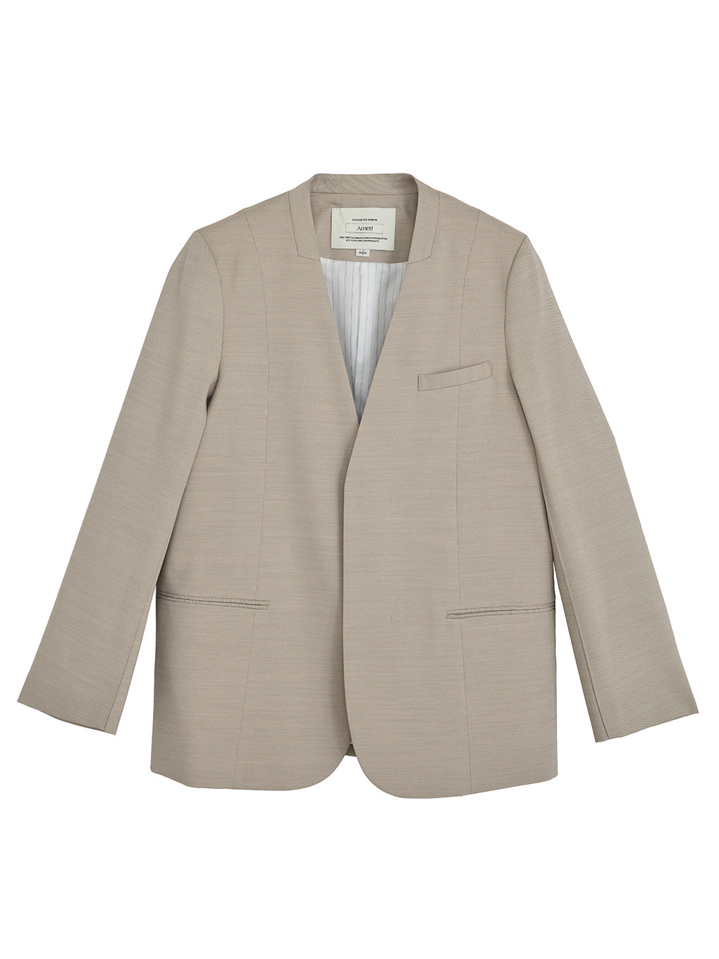 DRY TWILL COLLARLESS JACKET