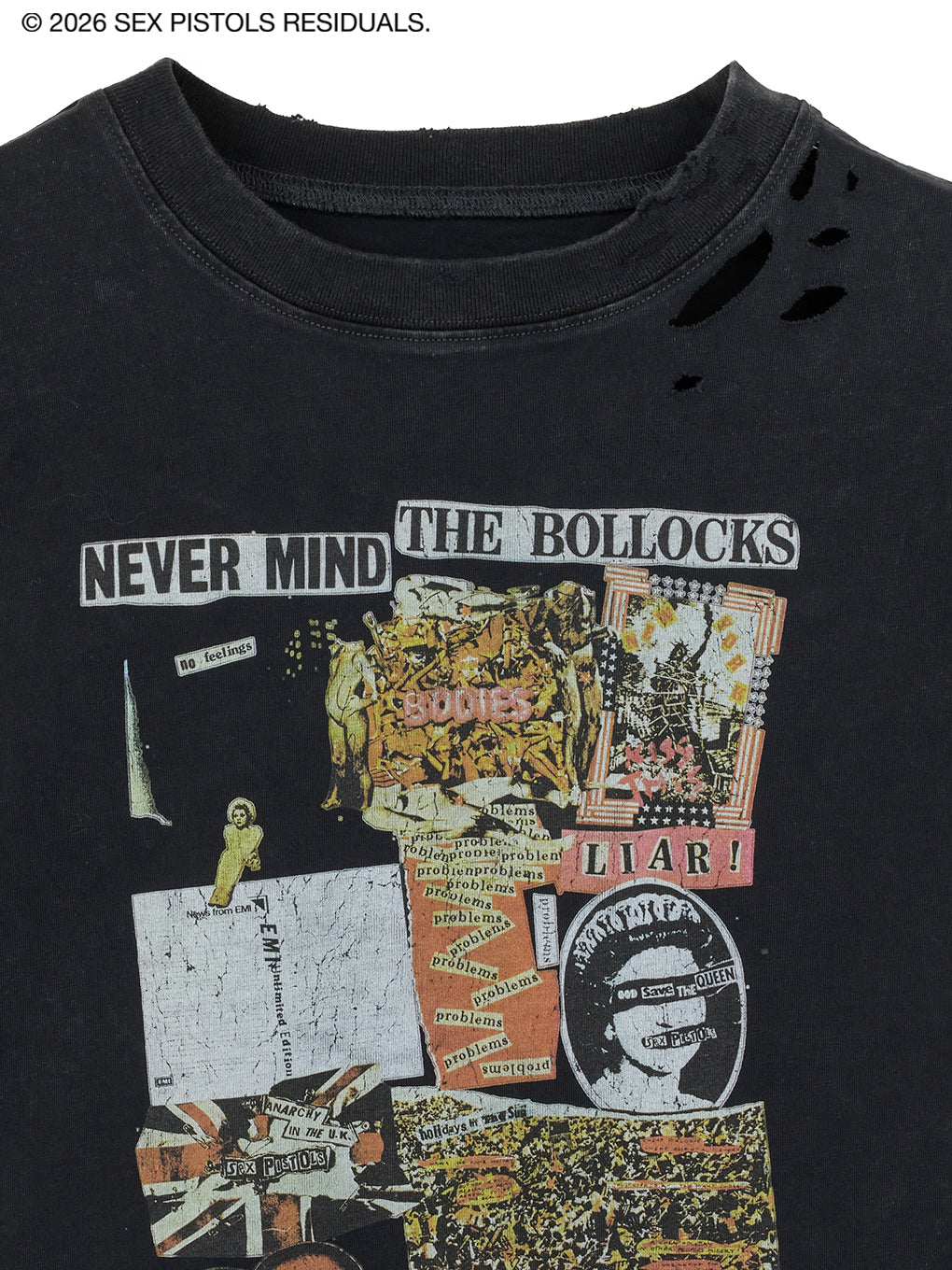 Sex Pistols DAMAGE OVERSIZE TEE