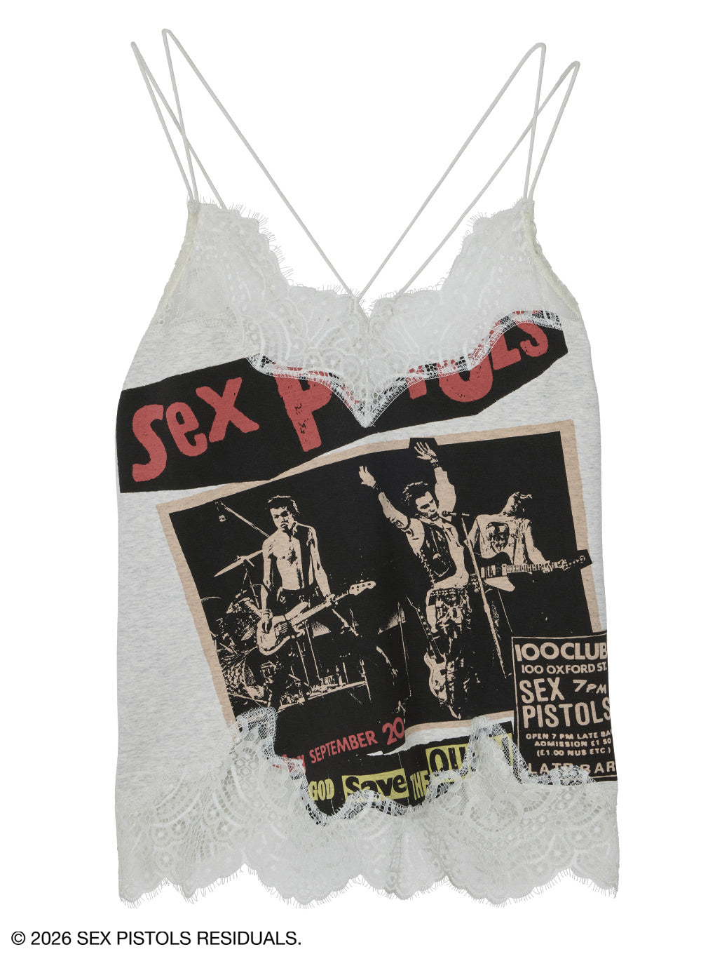 トップス AMERI Sex Pistols LINGERIE CAMISOLE Sex Pistols LINGERIE CAMISOLE