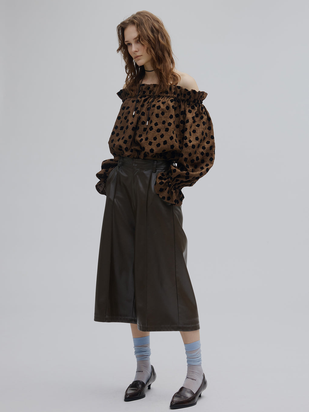 FLOCKY FLOWER 2WAY OFF SHOULDER TOP