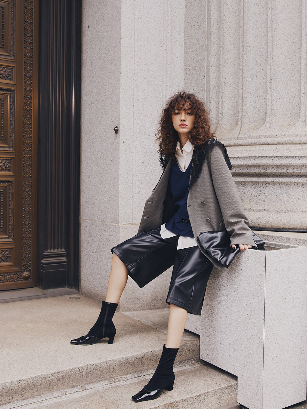 LACE SAILOR COLLAR JACKET