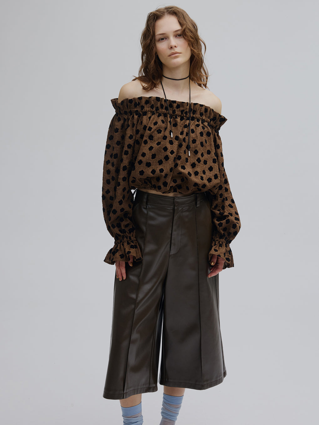 FLOCKY FLOWER 2WAY OFF SHOULDER TOP