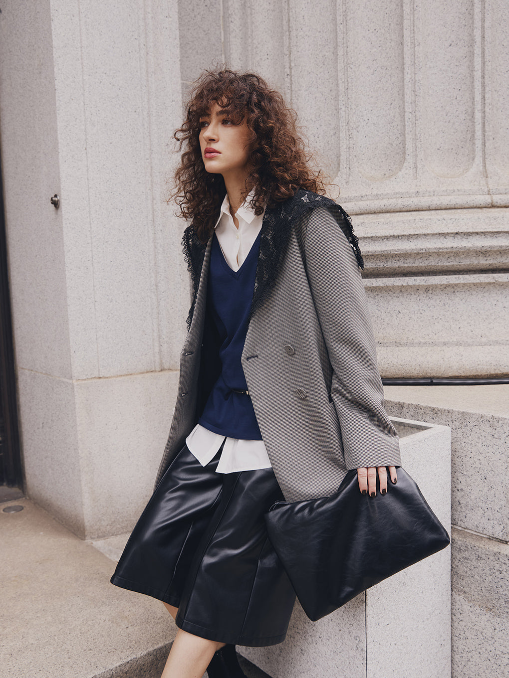 LACE SAILOR COLLAR JACKET