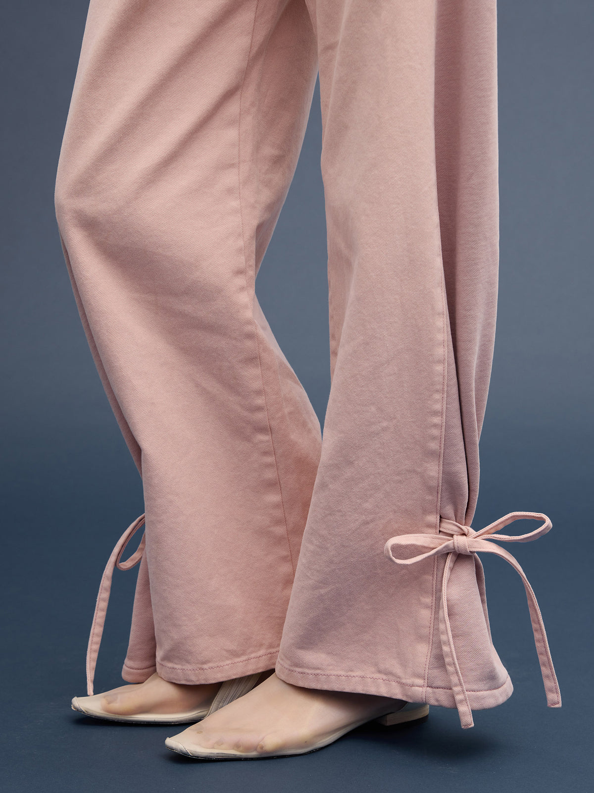 SIDE SWITCH 2WAY RIBBON DENIM PANTS 