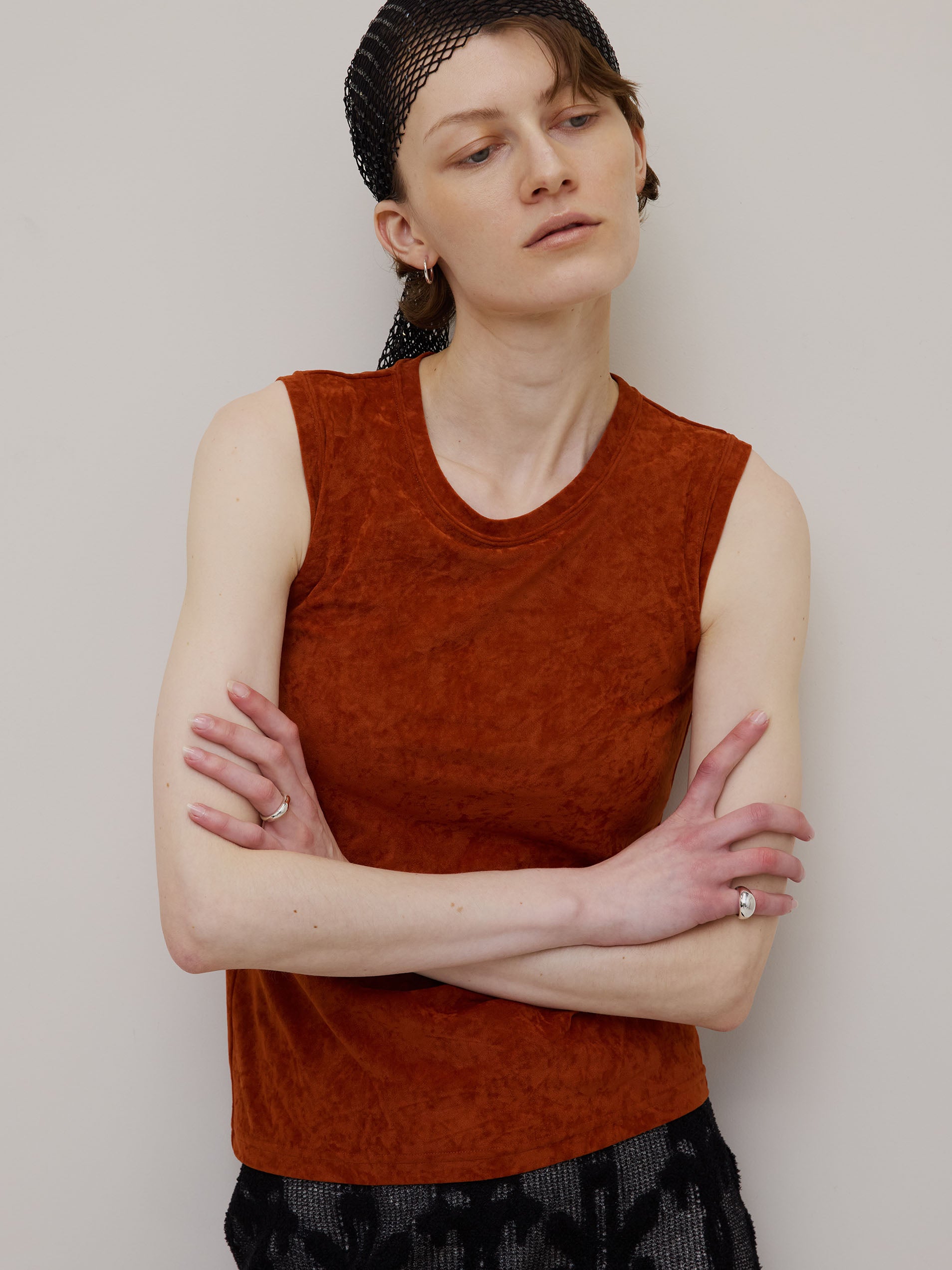 SUEDE TOUCH TANK TOP