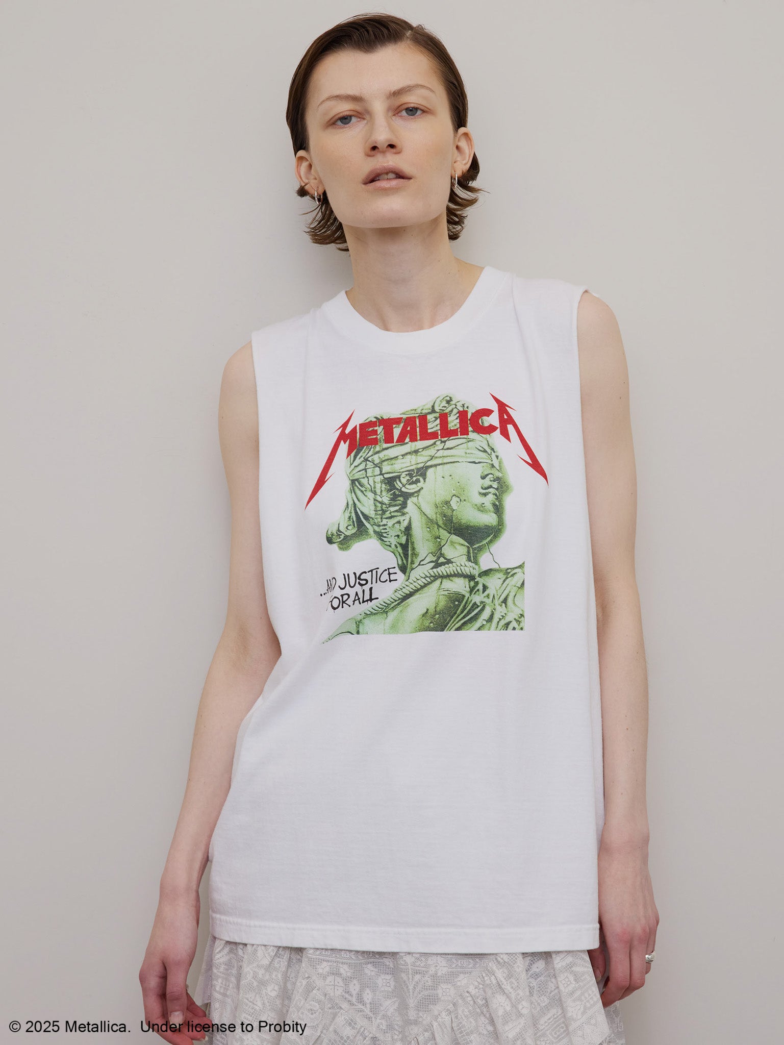 MEDI METALLICA WHT NS TEE