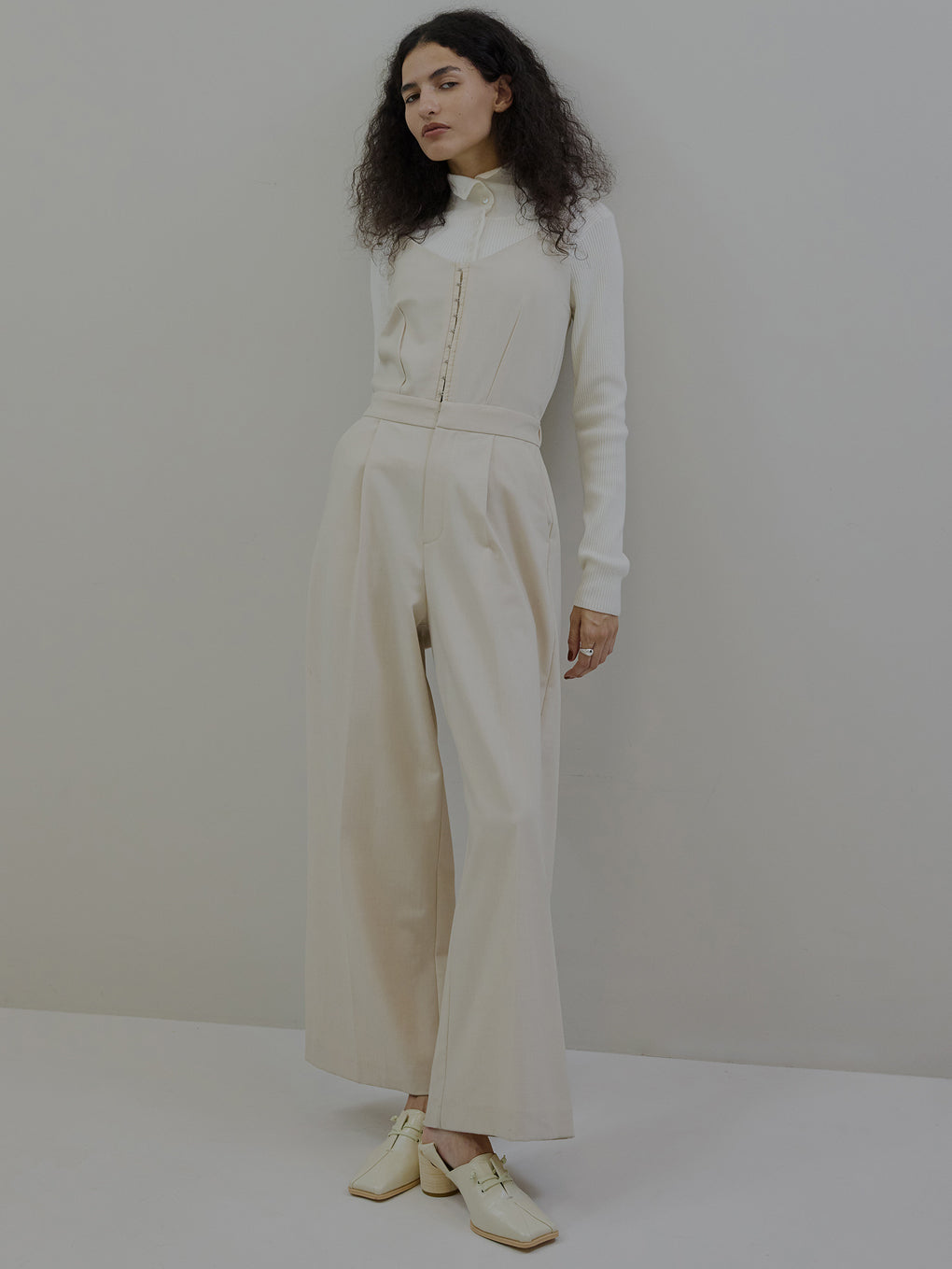 2WAY HOOK ARRANGE SALOPETTE PANTS