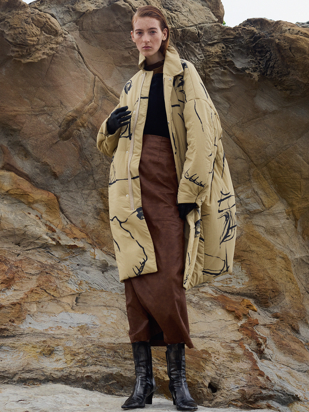 N.HOOLYWOOD for Ameri NUANCE BODY LINE COAT