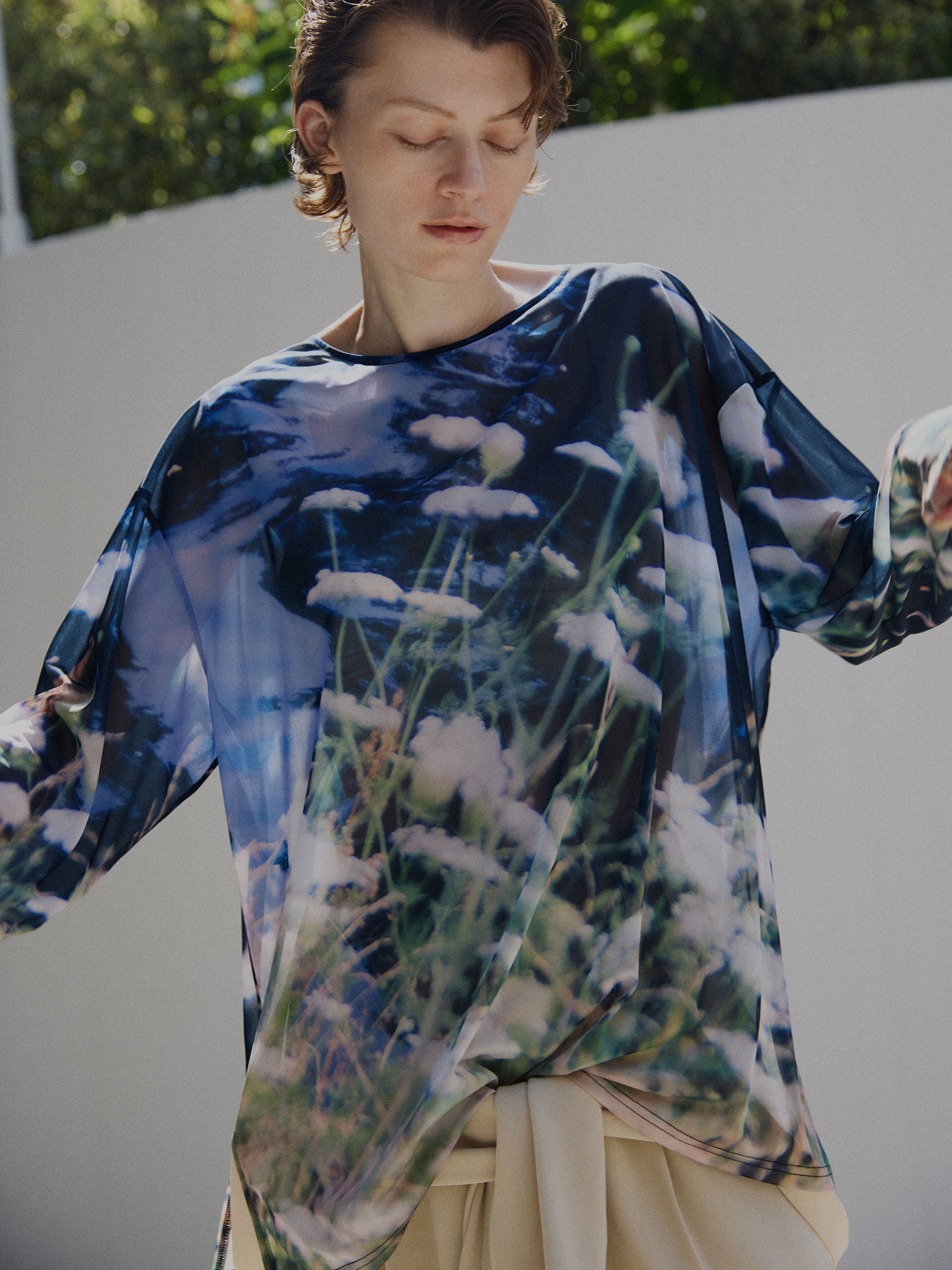 Silvia Conde Oliván×Ameri SHEER TOP