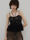 MEDI LINGERIE LIKE PEPLUM BUSTIER