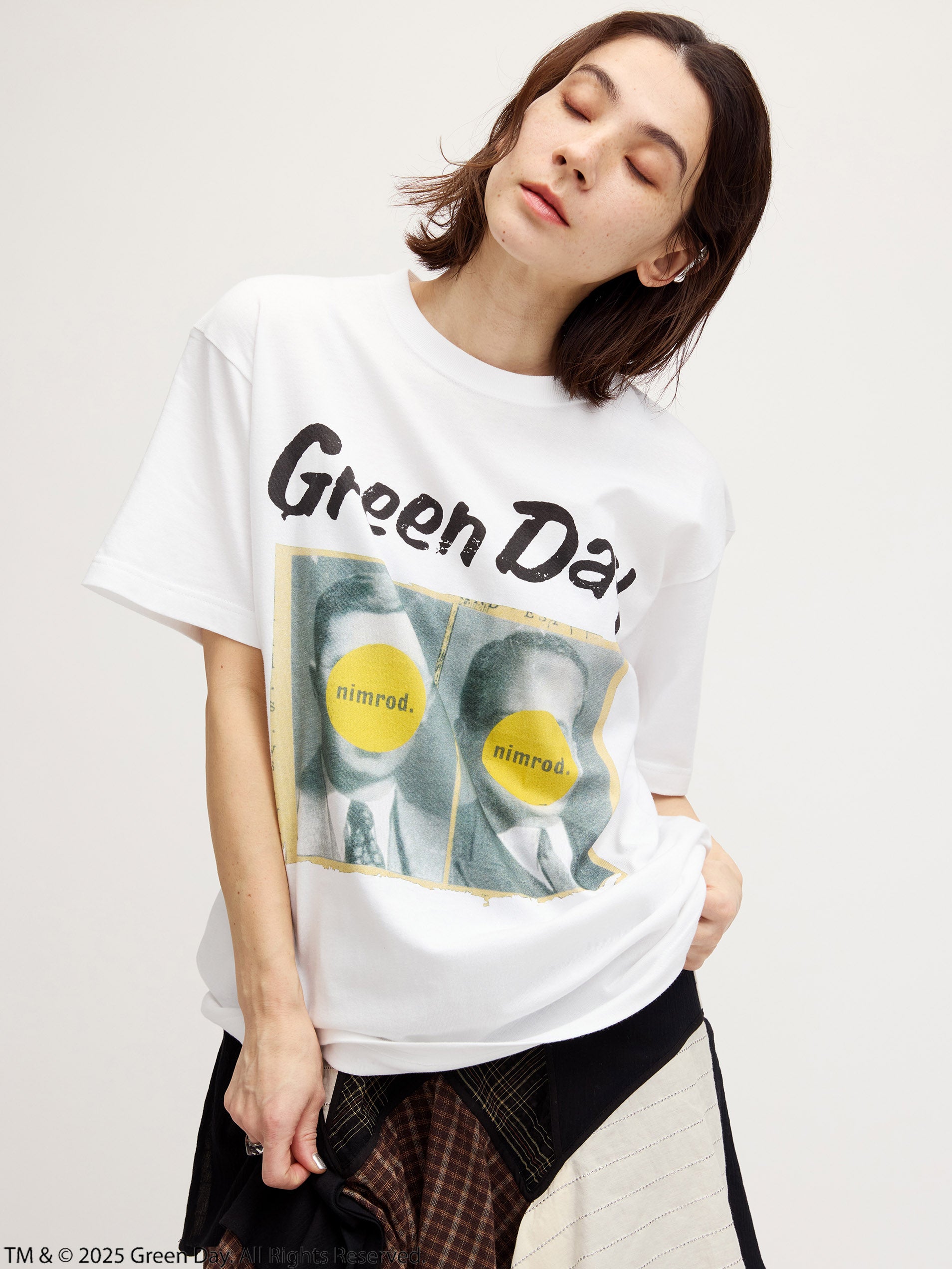 GREEN DAY / WHITE TEE