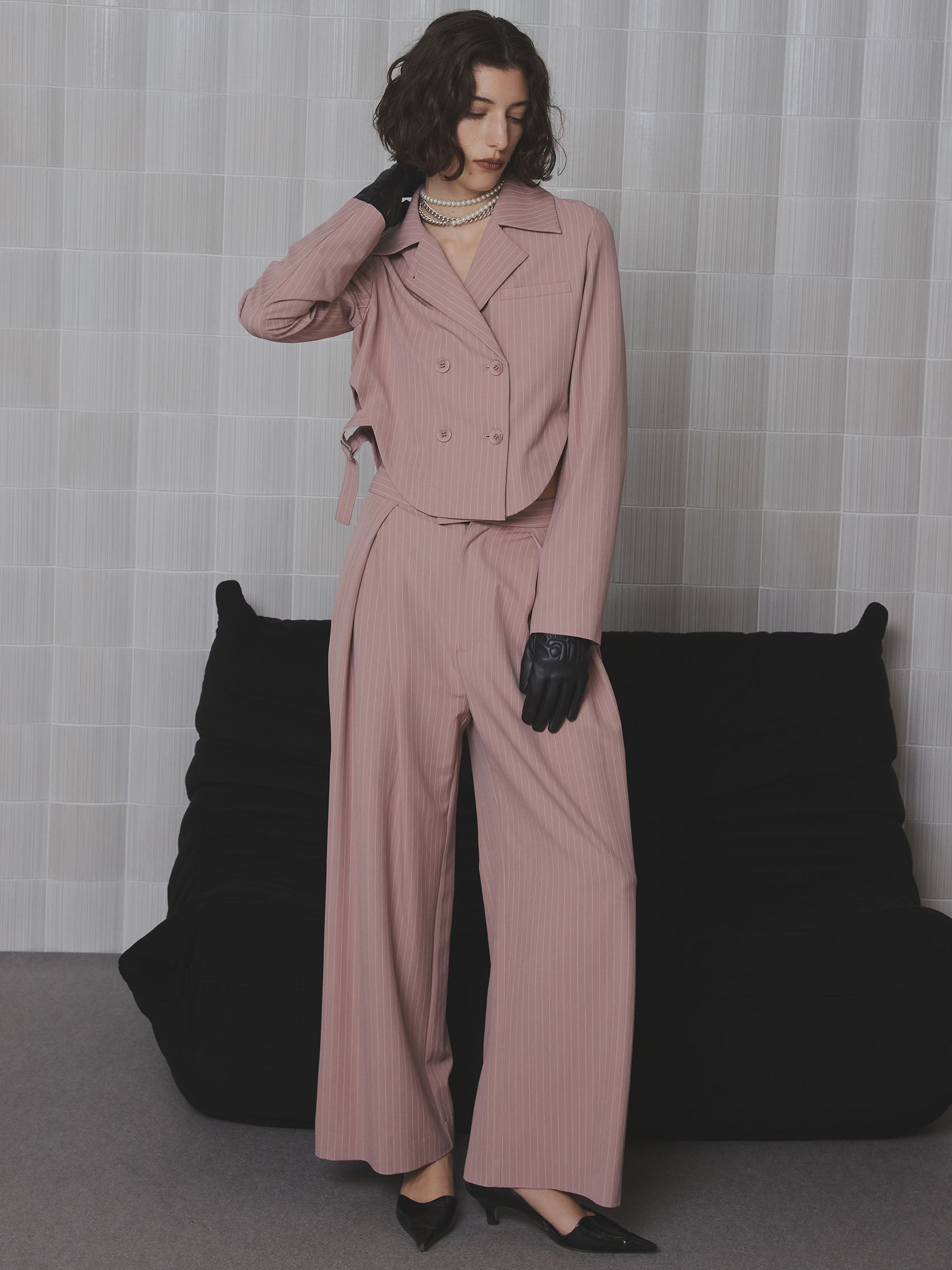 ROUND HEM JACKET SET UP