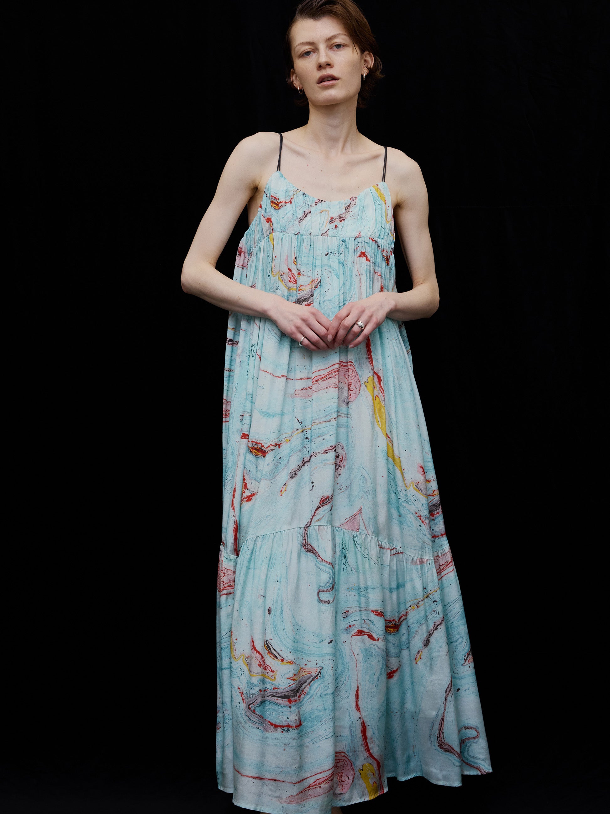MEDI INDIAN POOL MARBLE DRESS