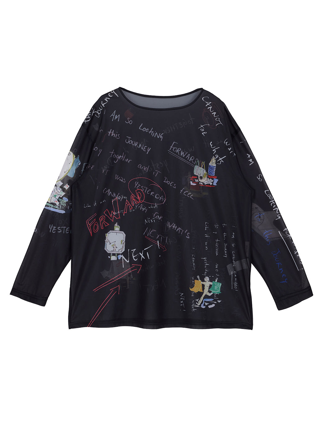 Gabrielle×Ameri 10TH HISTORY SHEER TOP