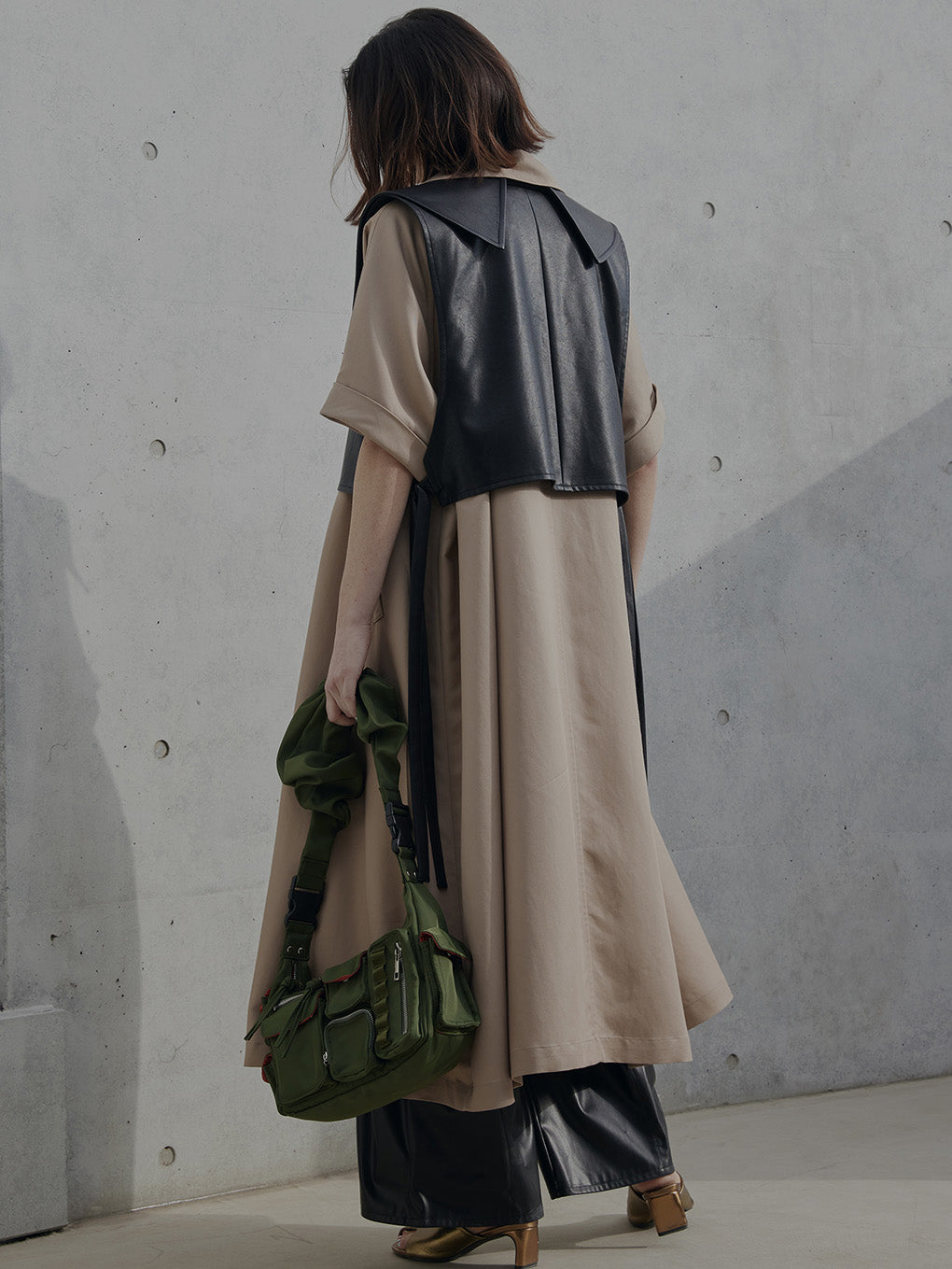 TRENCH MULTI WAY LONG VEST