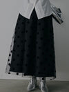 OTONA MUSE DOT TULLE SKIRT