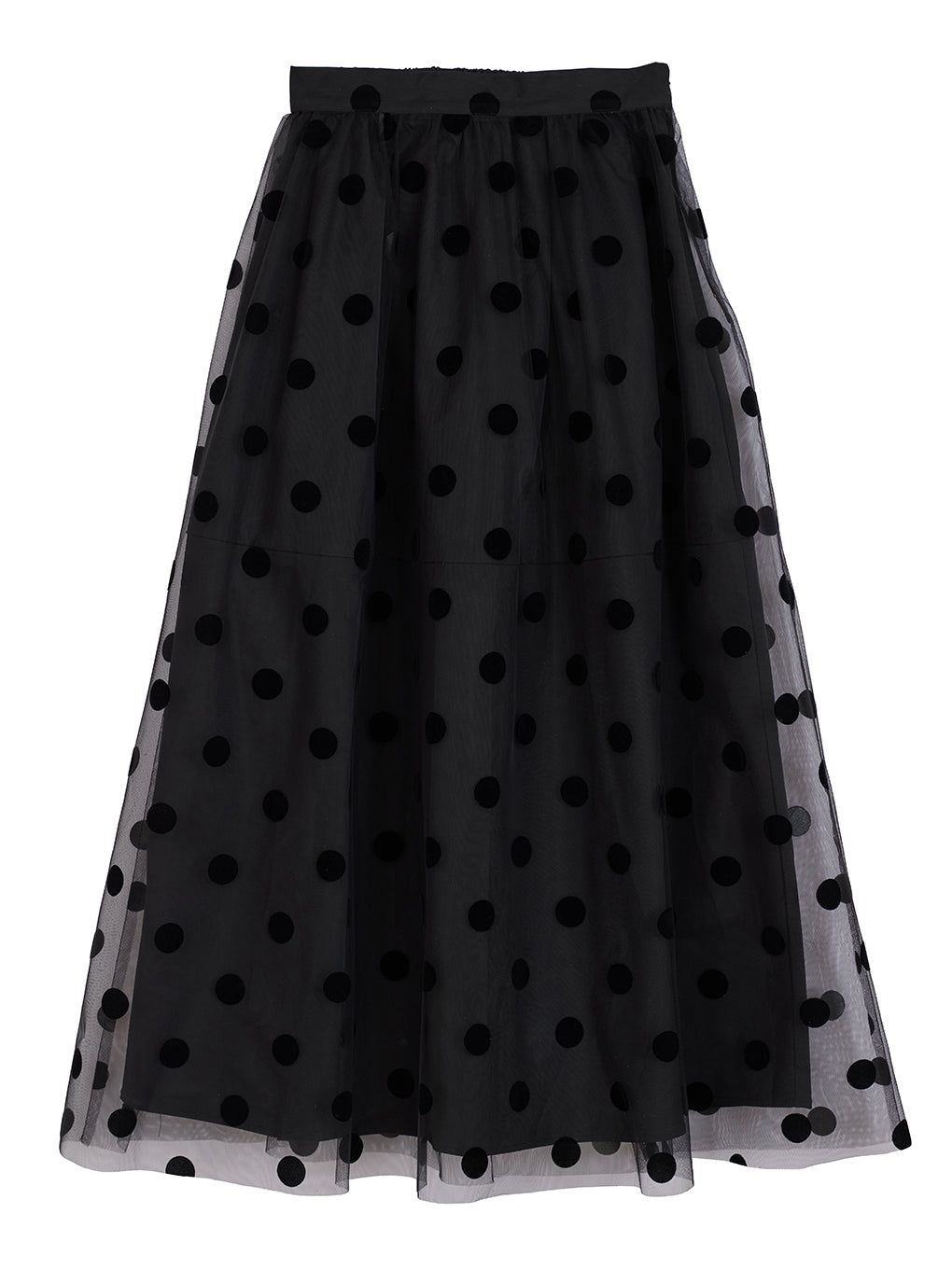 OTONA MUSE DOT TULLE SKIRT