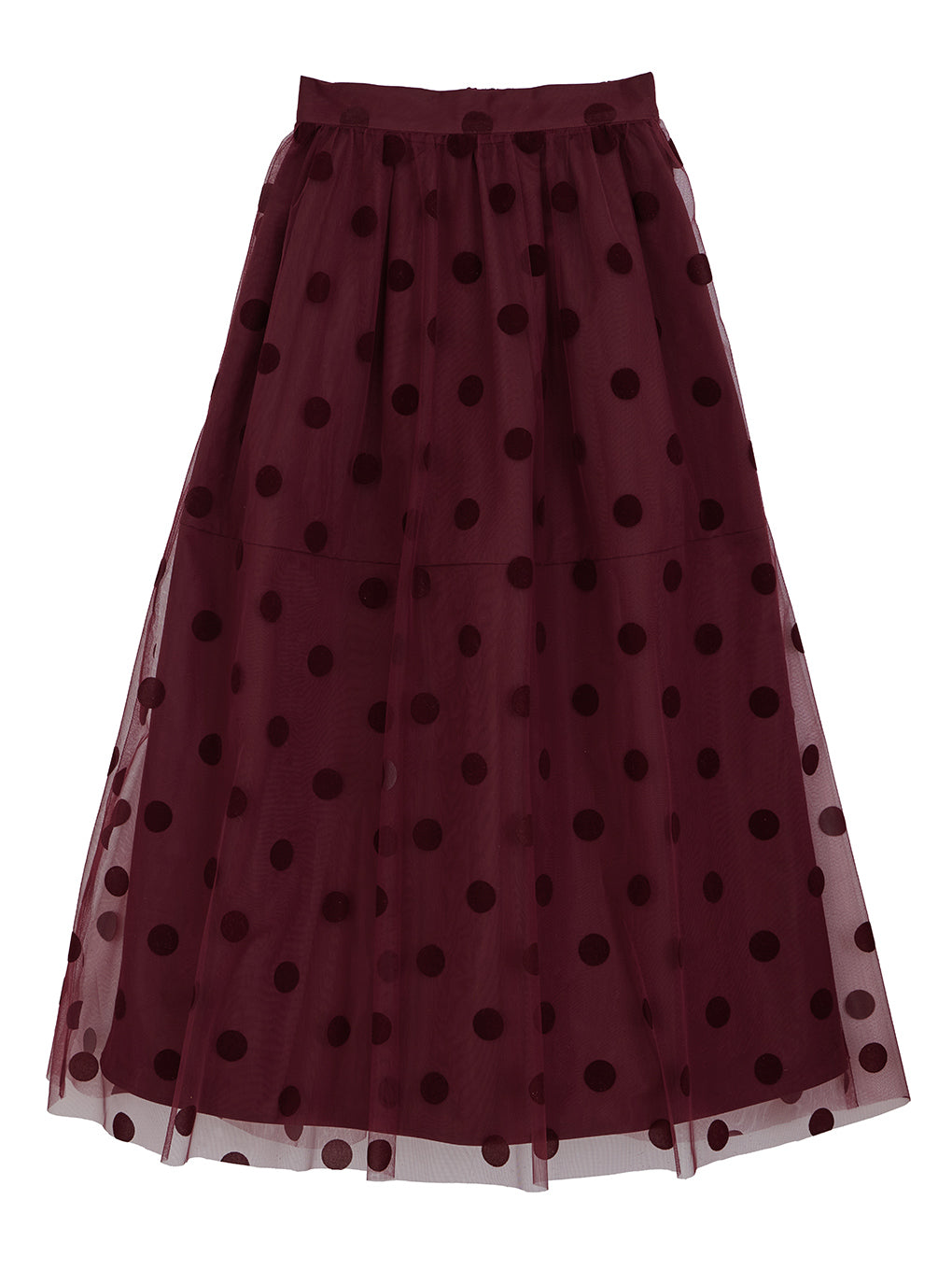 OTONA MUSE DOT TULLE SKIRT