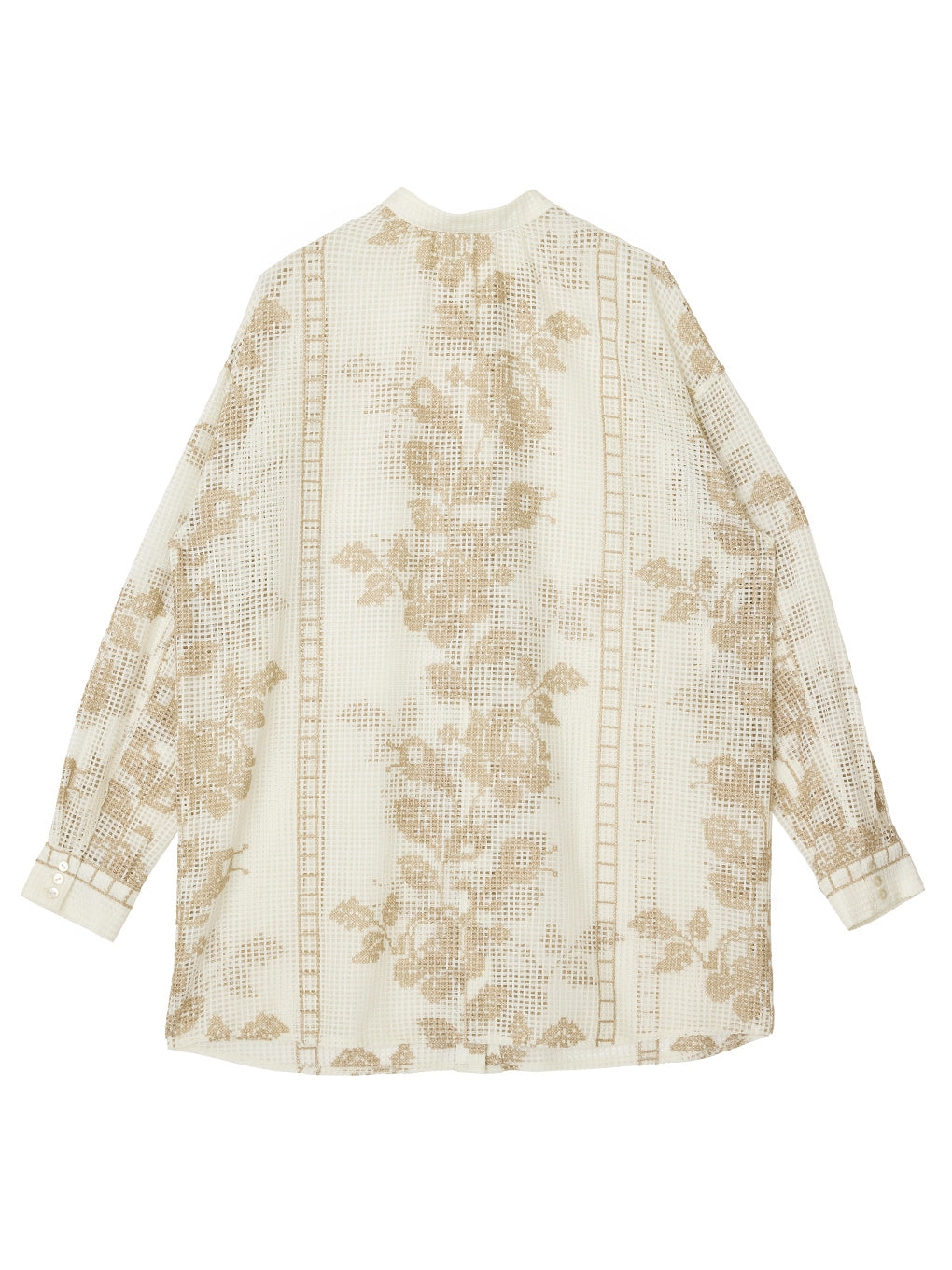 Ameri MEDI CROSS STITCH LIKE SHIRT ホワイト MEDI CROSS STITCH LIKE SHIRT