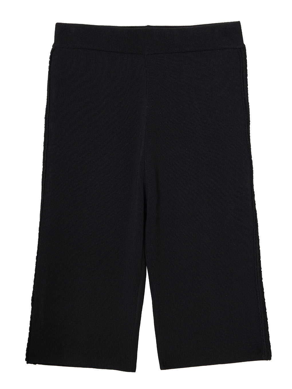 SIDE LACE LIKE KNIT BIKER PANTS