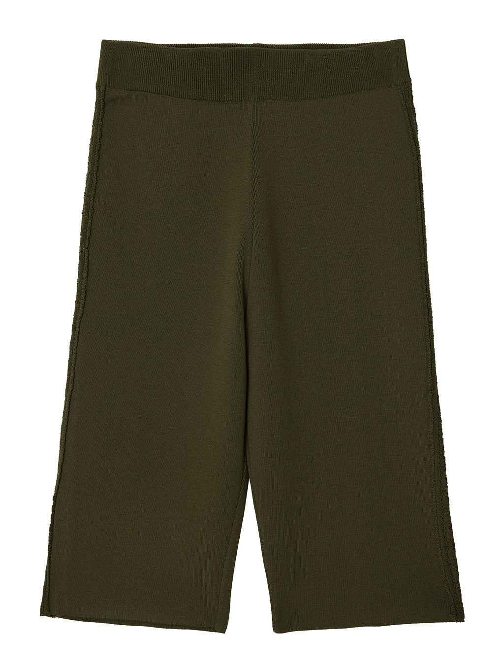 SIDE LACE LIKE KNIT BIKER PANTS
