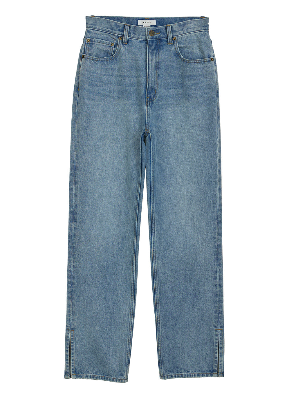 SLIM STRAIGHT DENIM PANTS