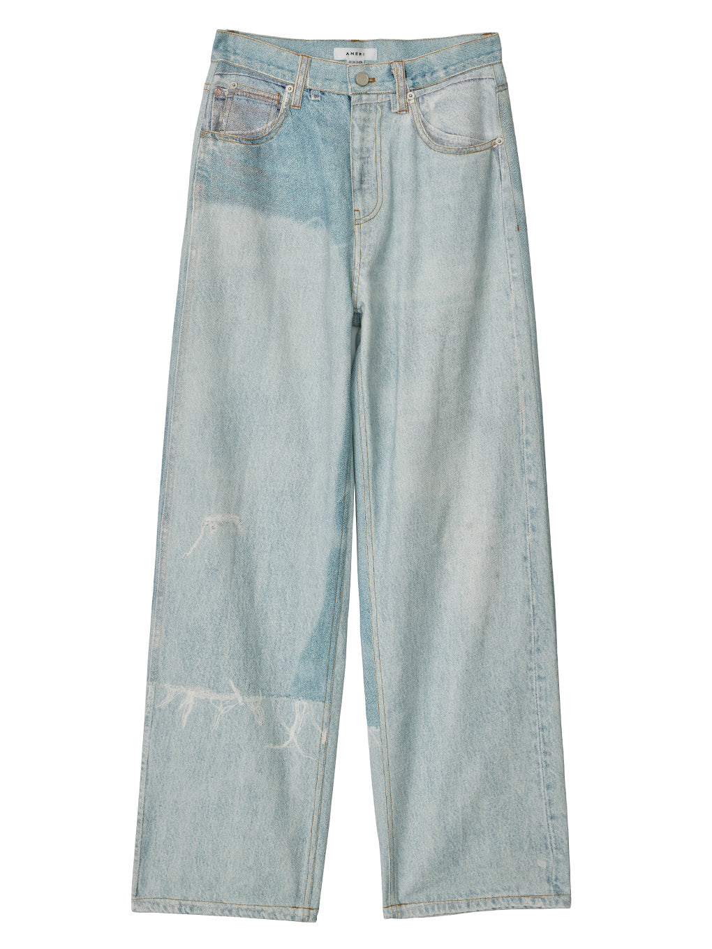 TROMPE L′OEIL DENIM PANTS