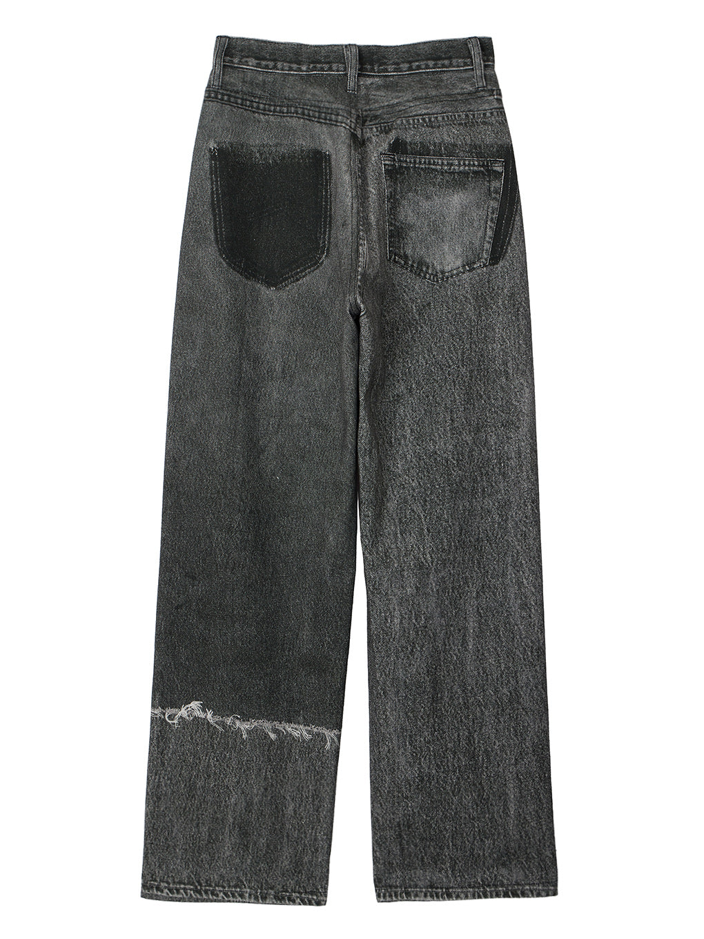 TROMPE L′OEIL DENIM PANTS