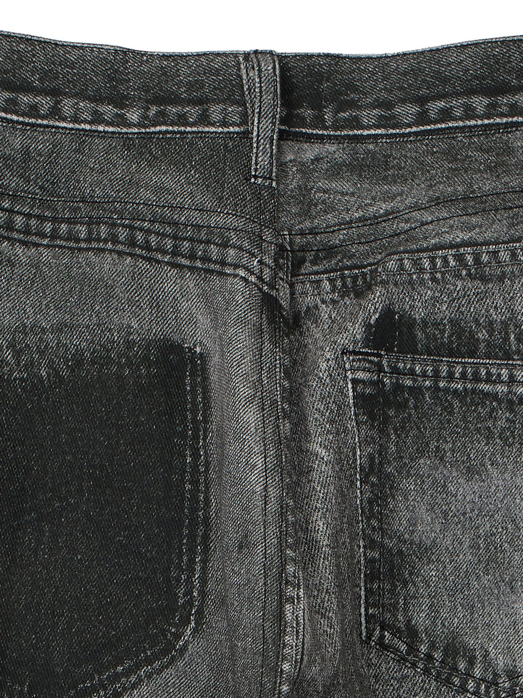 TROMPE L′OEIL DENIM PANTS