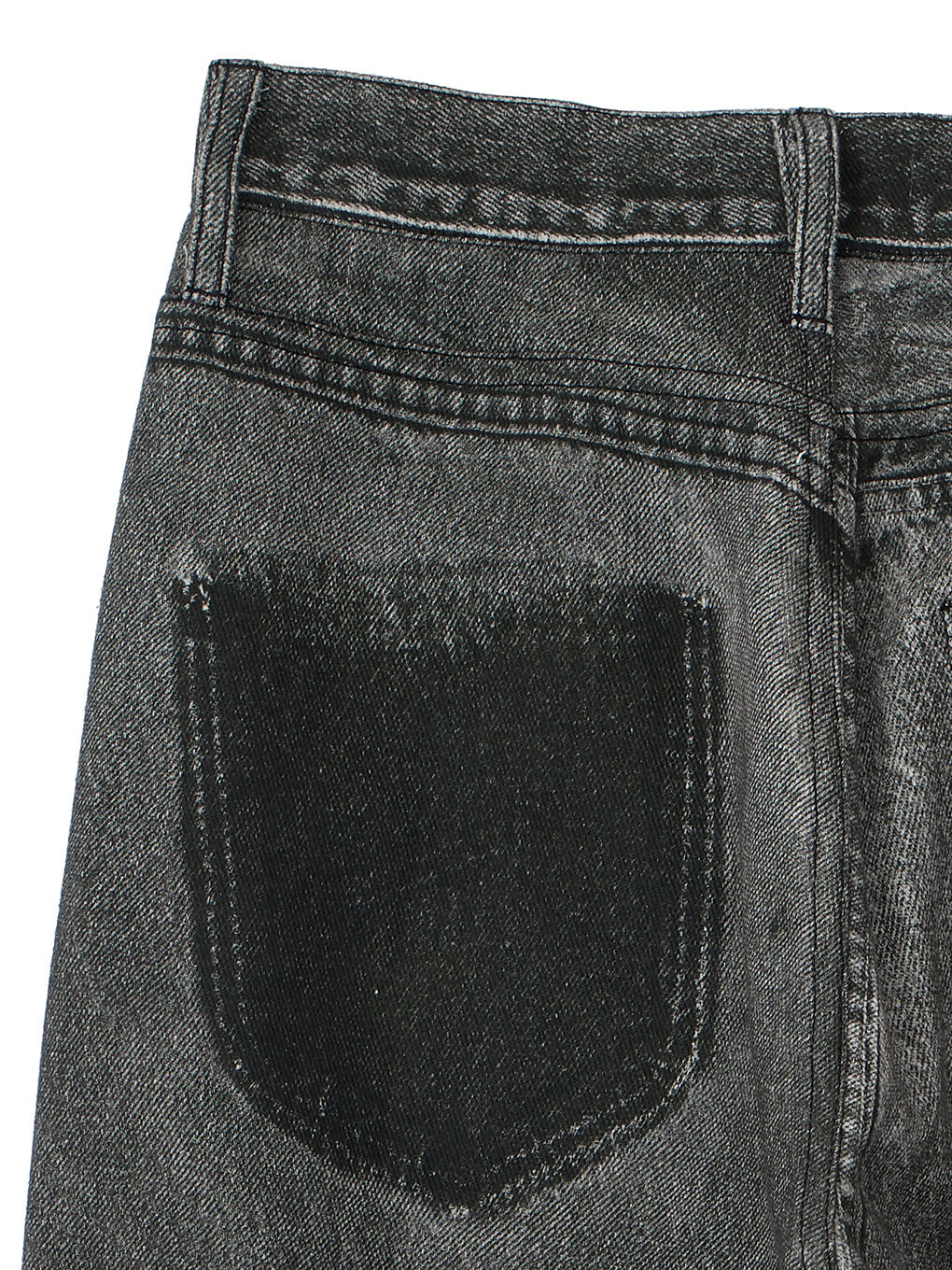 TROMPE L′OEIL DENIM PANTS