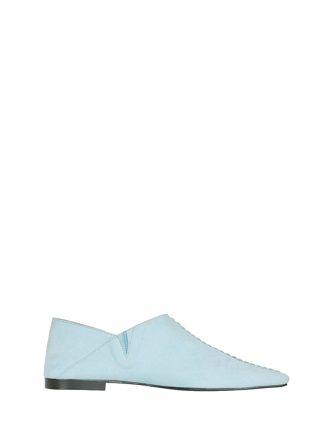 EMBROIDERY FAKE SUEDE SLIP-ON