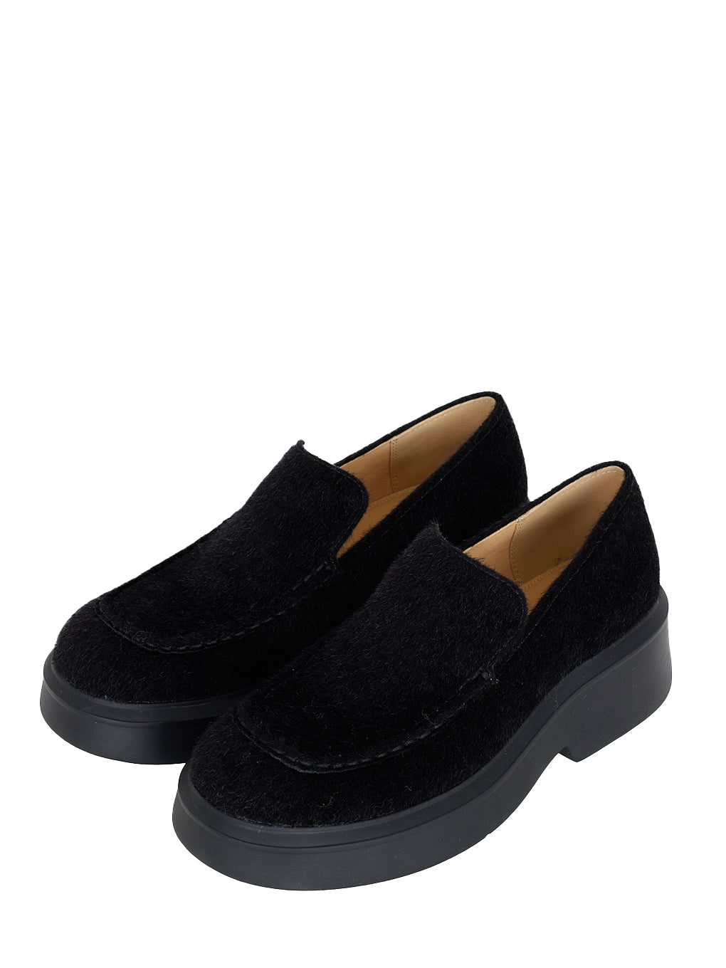 PLATFORM MIX MATERIAL LOAFER