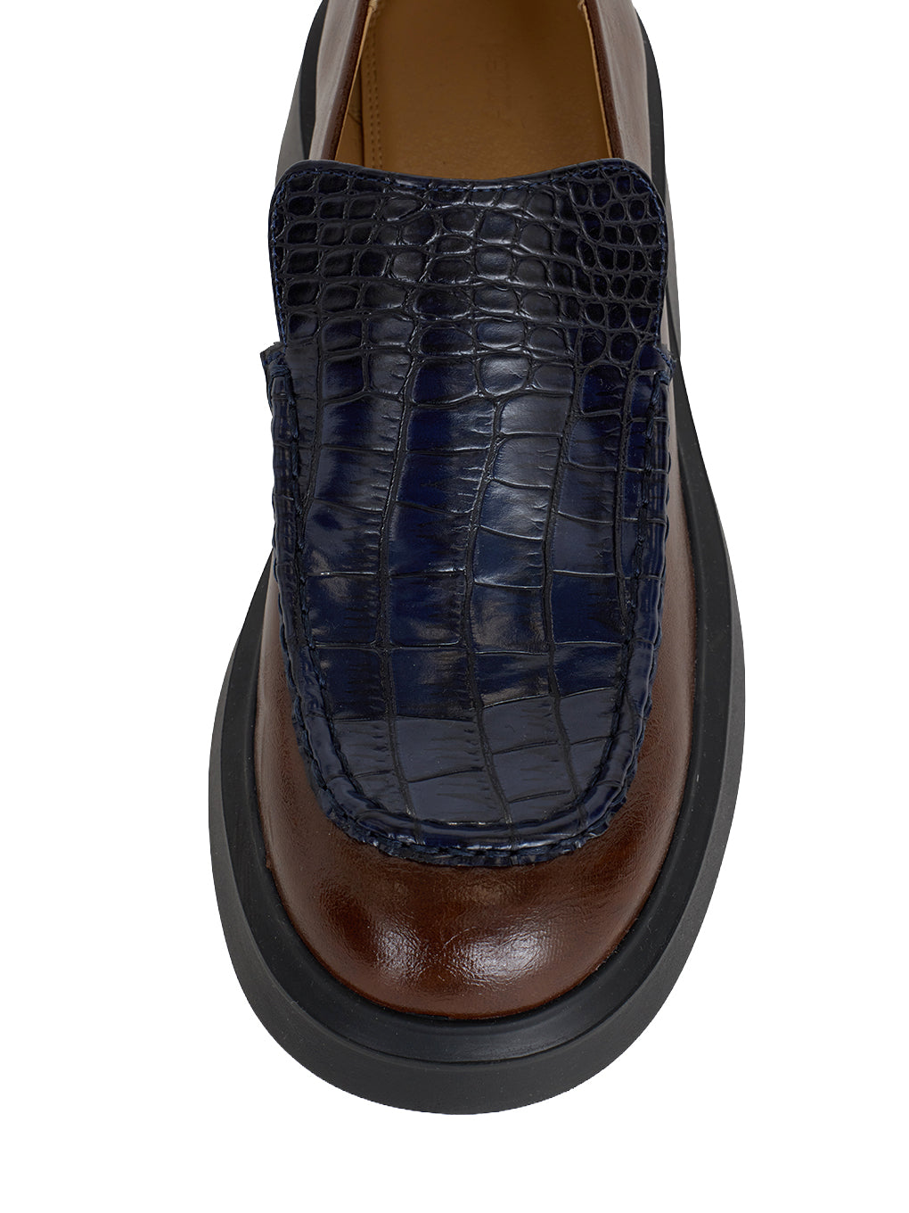 PLATFORM MIX MATERIAL LOAFER