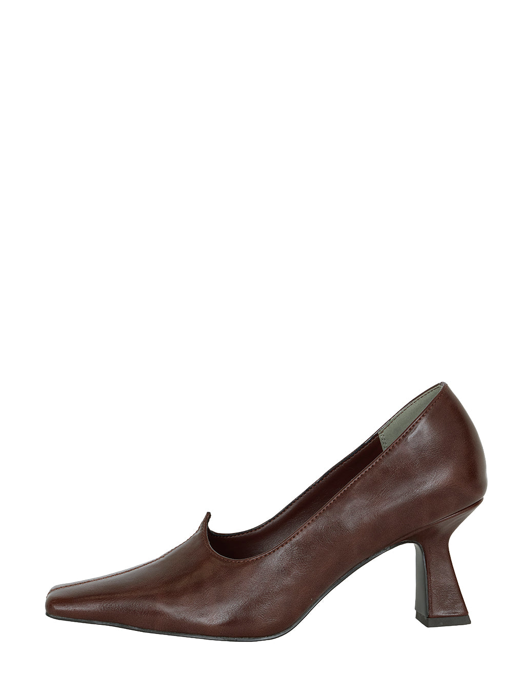 HEART CUT SQUARE TOE PUMPS