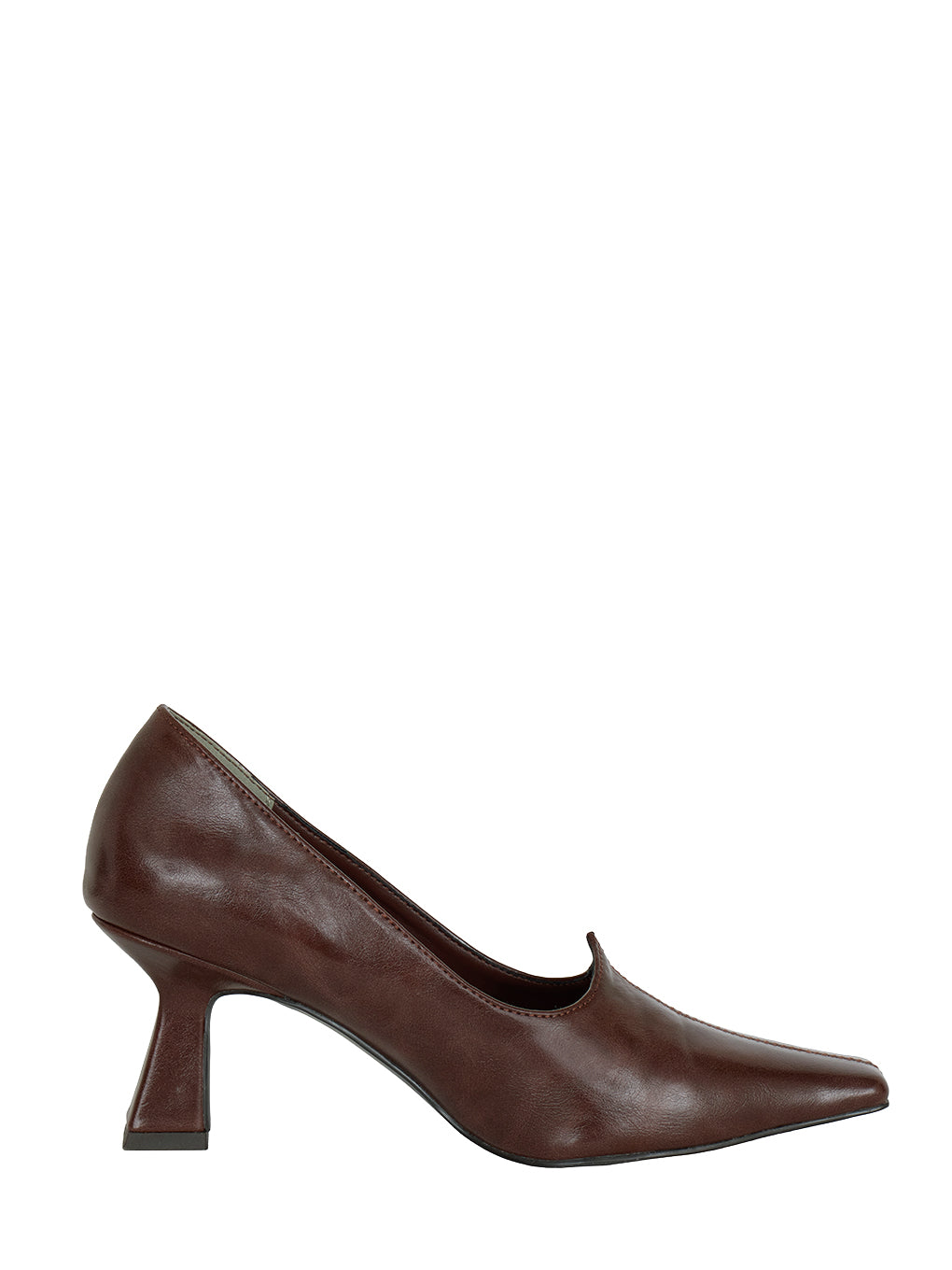 HEART CUT SQUARE TOE PUMPS