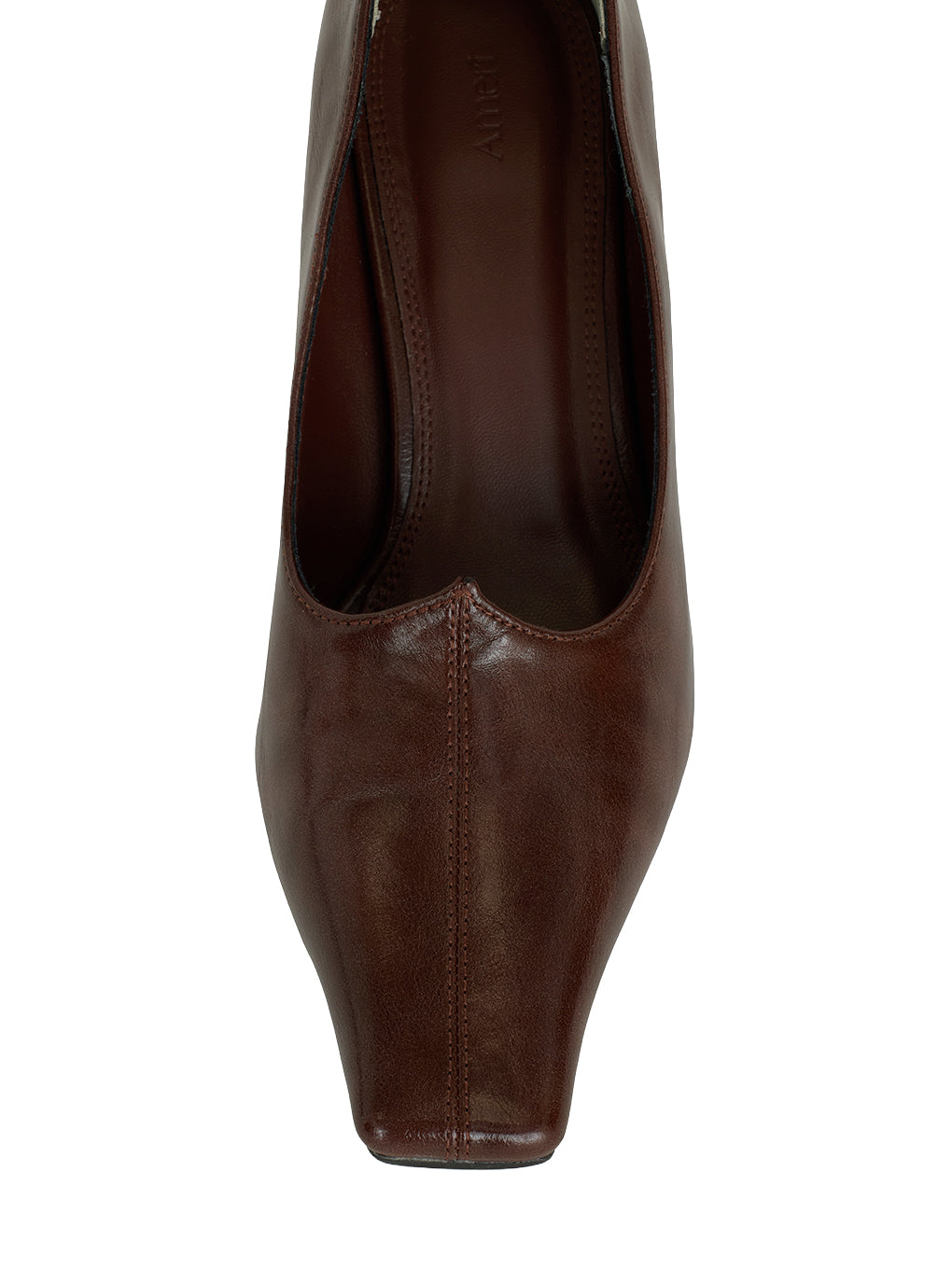 HEART CUT SQUARE TOE PUMPS