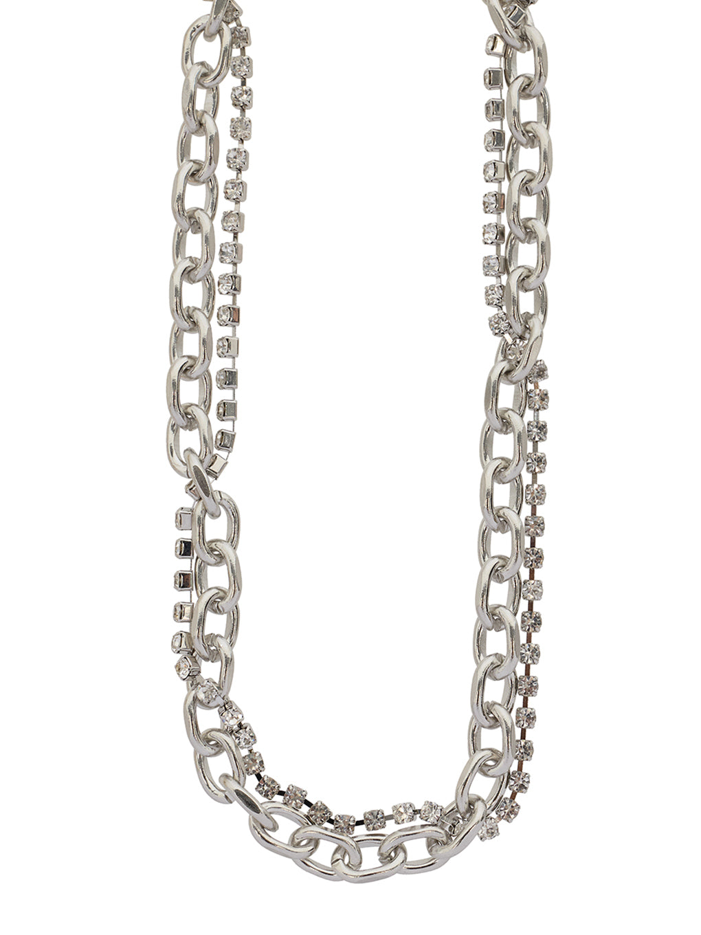 Bijou R.I Crystal Chain Necklace