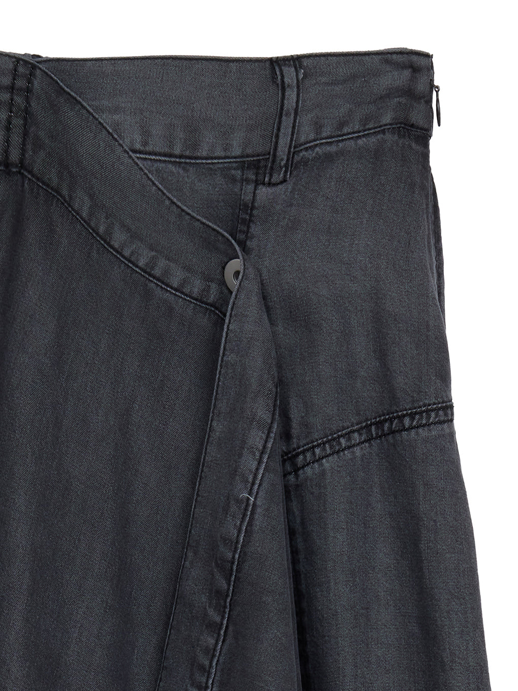 TENCEL DENIM WRAP LIKE SKIRT