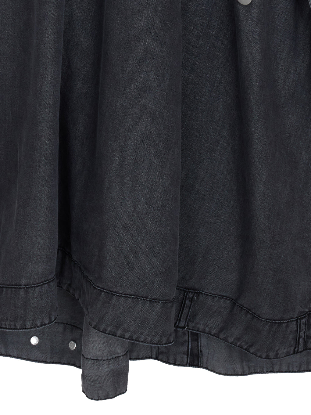 TENCEL DENIM WRAP LIKE SKIRT