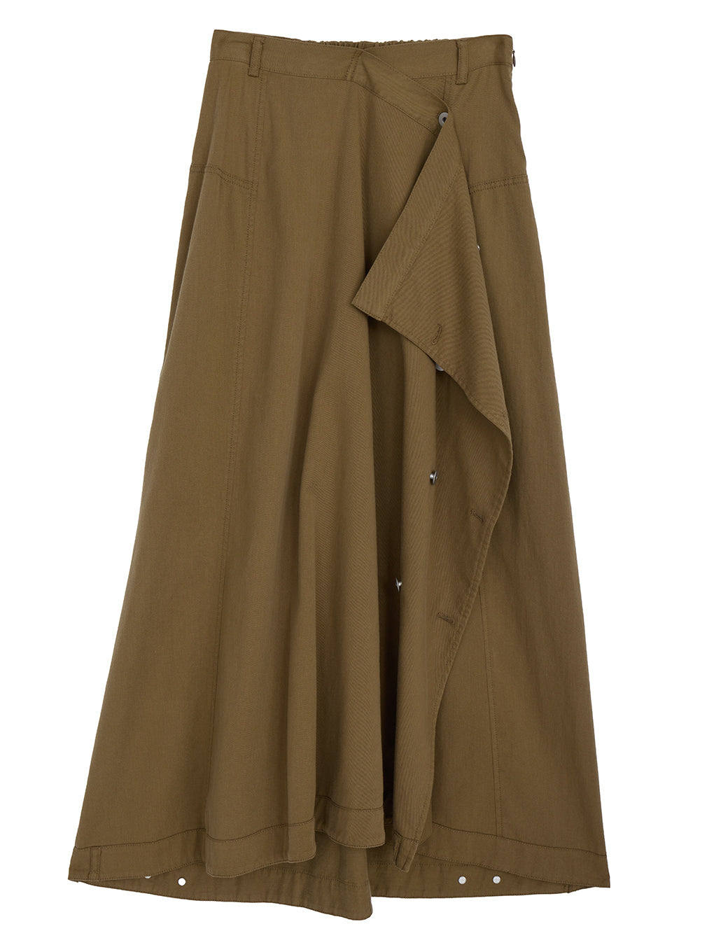 TENCEL DENIM WRAP LIKE SKIRT