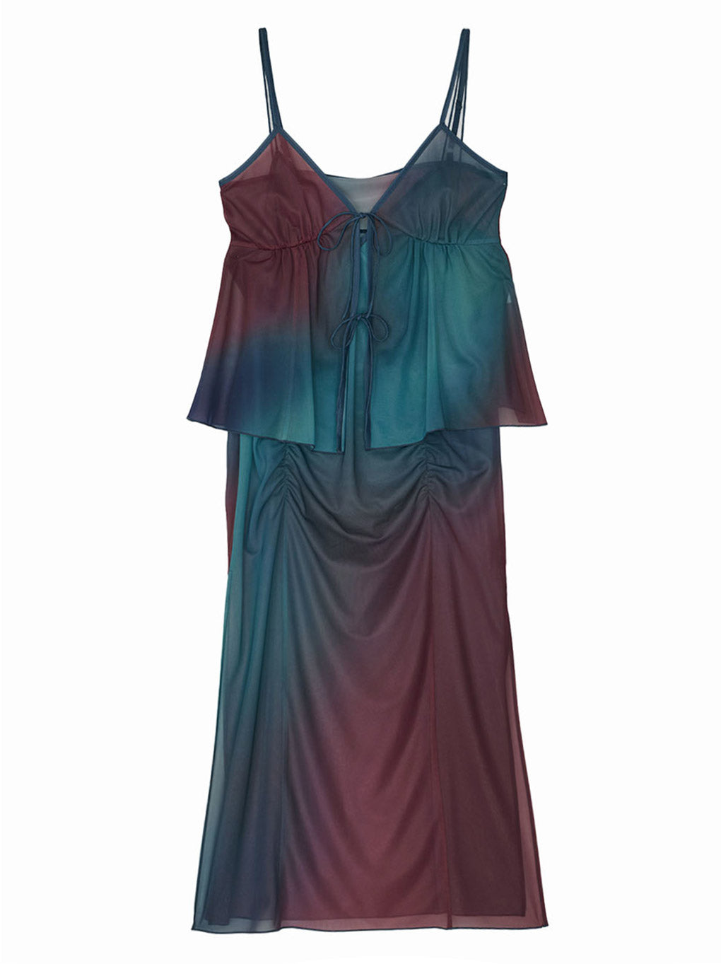 MEDI GRADIENT SHEER SET TOP