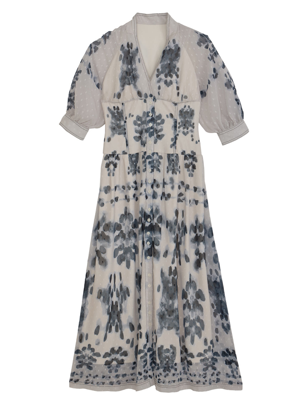 MEDI DECALCOMANIA CHIFFON DRESS
