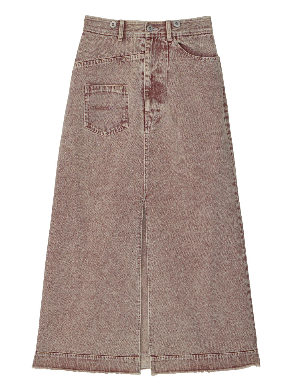 MEDI INVERT SUSPENDER DENIM SKIRT